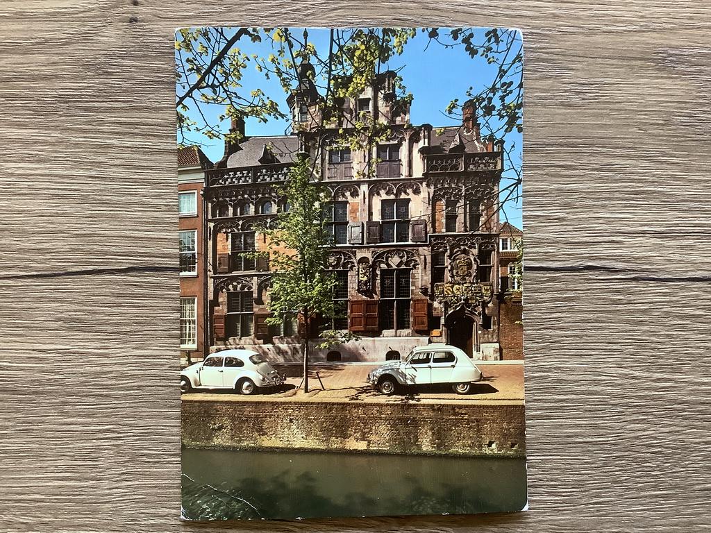 ansichtkaart Delft, Verzamelen, Ansichtkaarten | Nederland, Ophalen of Verzenden, Gelopen, Zuid-Holland