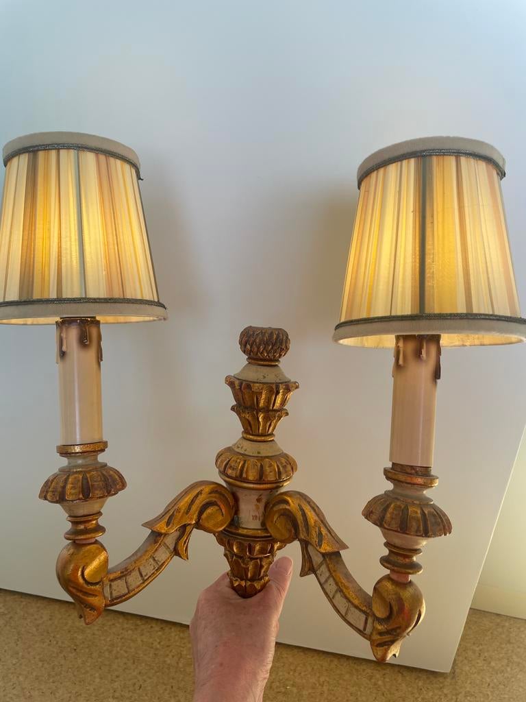 Vintage Schemerlamp met Kapjes - Jaren '60 Stijl, Ophalen
