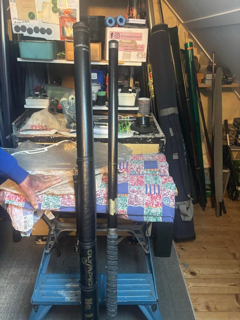 Vishengel met koker, Ophalen of Verzenden, Gebruikt, Complete hengel