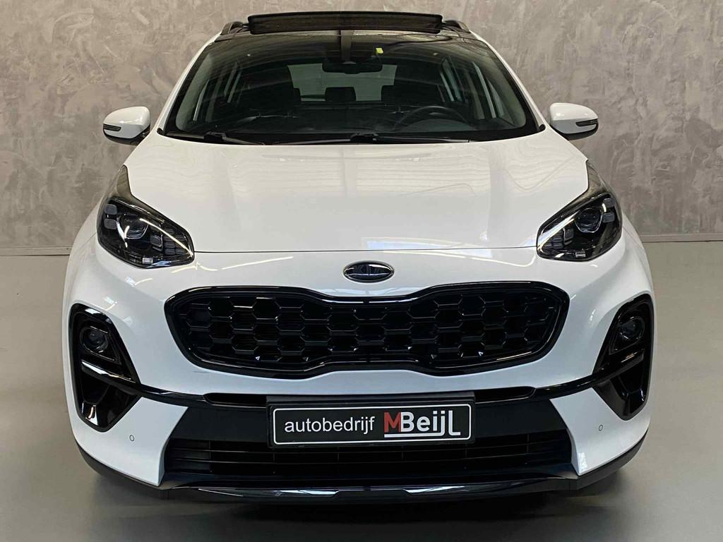Kia Sportage 1.6 T-GDI Black Edition /Pano /Camera /Automaat, Auto's, Kia, 15 km/l, Gebruikt, 4 cilinders, Wit