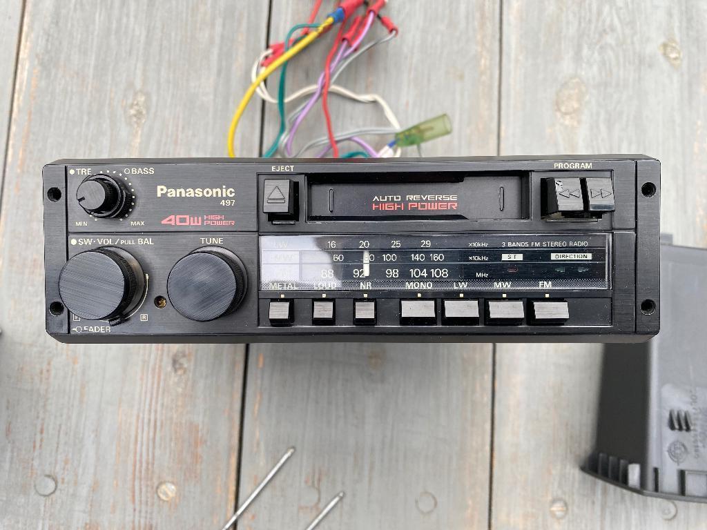 Panasonic 497 autoradio cassette recorder, Ophalen, Zo goed als nieuw
