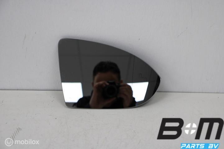 Spiegelglas rechts RHD VW Golf 7 Var 5G0857522H, Auto-onderdelen, Spiegels, Gebruikt