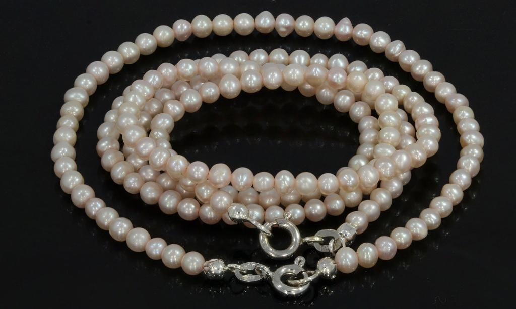 Parel fraai set 14k gouden slot dames ketting armband retro, Sieraden, Tassen en Uiterlijk, Antieke sieraden, Verzenden, Goud