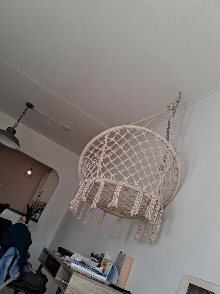 Macramé vliegende stoel, Ophalen of Verzenden