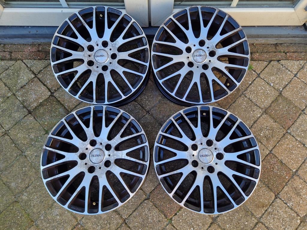 4 Dezent velgen 16 inch, 5x114,3, 7,5j, 72/60 mm, Ophalen of Verzenden