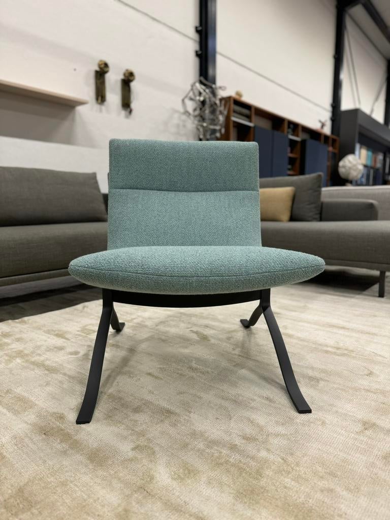 Nieuw EYYe Juno Fauteuil Kaya stof Design stoel Parrot, Nieuw, 75 tot 100 cm, Design on Stock, Stof