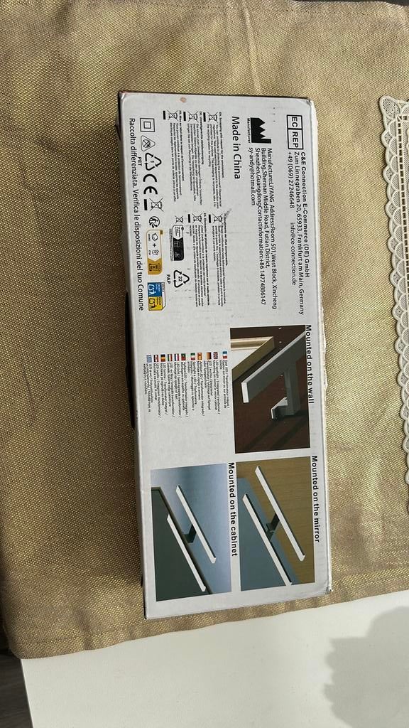 Led mirror lamp, Minder dan 50 cm, Nieuw, Ophalen of Verzenden, Minder dan 100 cm