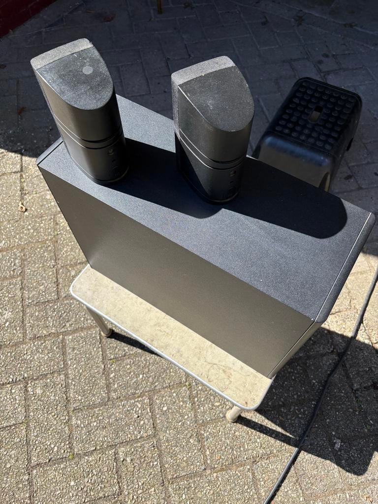 Bose subwoofer met 2 satelliet speakers, Audio, Tv en Foto, Luidsprekers, Gebruikt, Ophalen of Verzenden, Complete surroundset