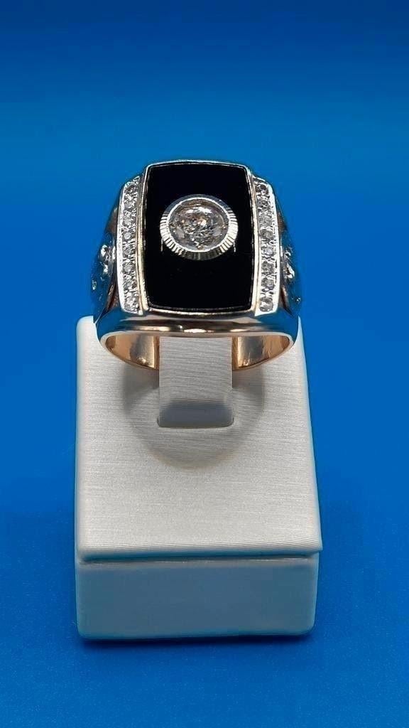 gouden heren ring 18kt, Heer, Www.bredajuwelier.nl, Nieuw, Ophalen of Verzenden