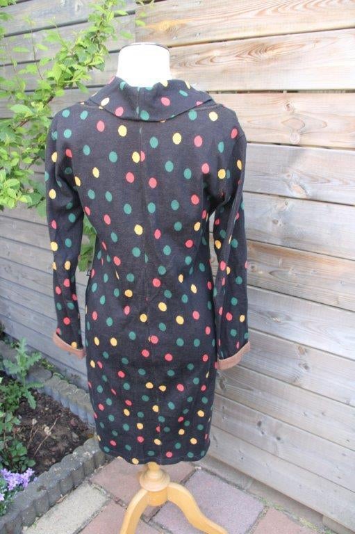 Jurk zwart/ kleur ATO Berlin mt L kol Vaste prijs, Zwart, Maat 42/44 (L), Ophalen of Verzenden, Zo goed als nieuw