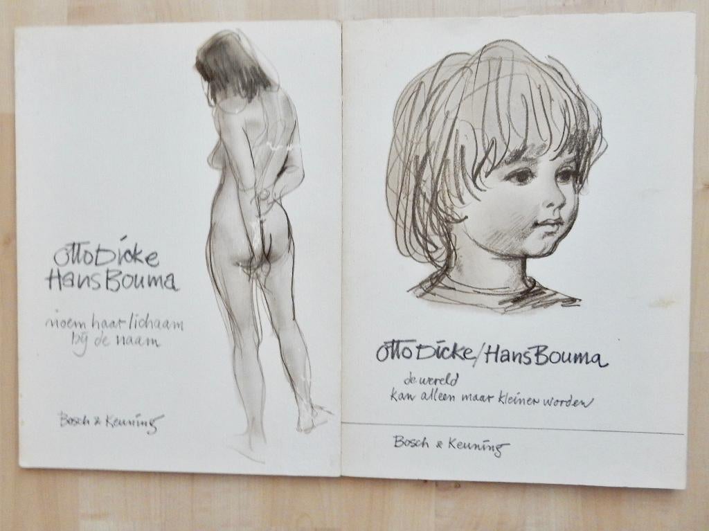 Otto Dicke & Hans Bouma tekenboeken, Ophalen of Verzenden, Gelezen, Tekenen en Schilderen