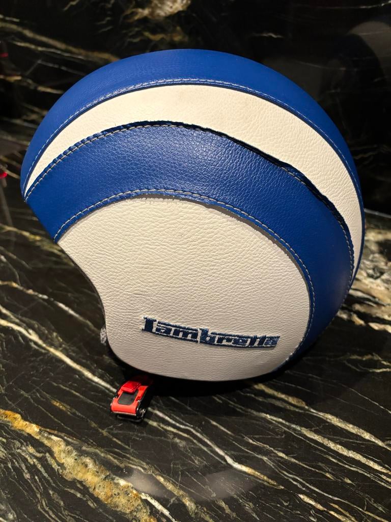 Lambretta helm maat L, Fietsen en Brommers, Brommerhelmen, Ophalen, Gebruikt, Large