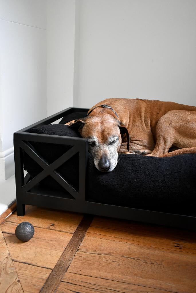 NIEUW Orthopedische Hondenmand staal - handgemaakt, wasbaar, Ophalen, Nieuw, Overige