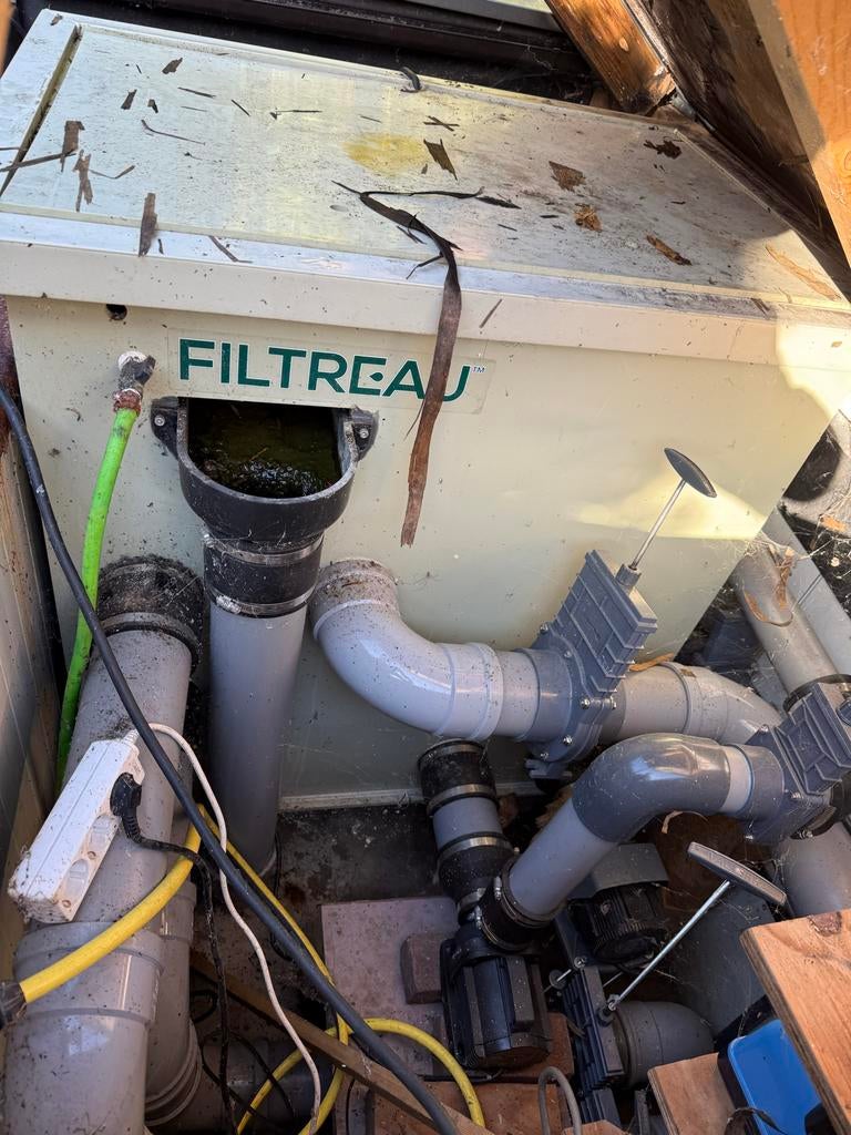 Filtreau trommelfilter met bewegend bed, Ophalen, Gebruikt