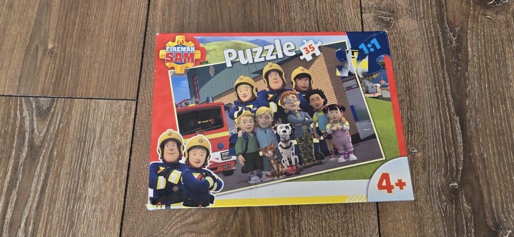 Puzzel brandweerman Sam, Ophalen of Verzenden, 10 tot 50 stukjes, Zo goed als nieuw