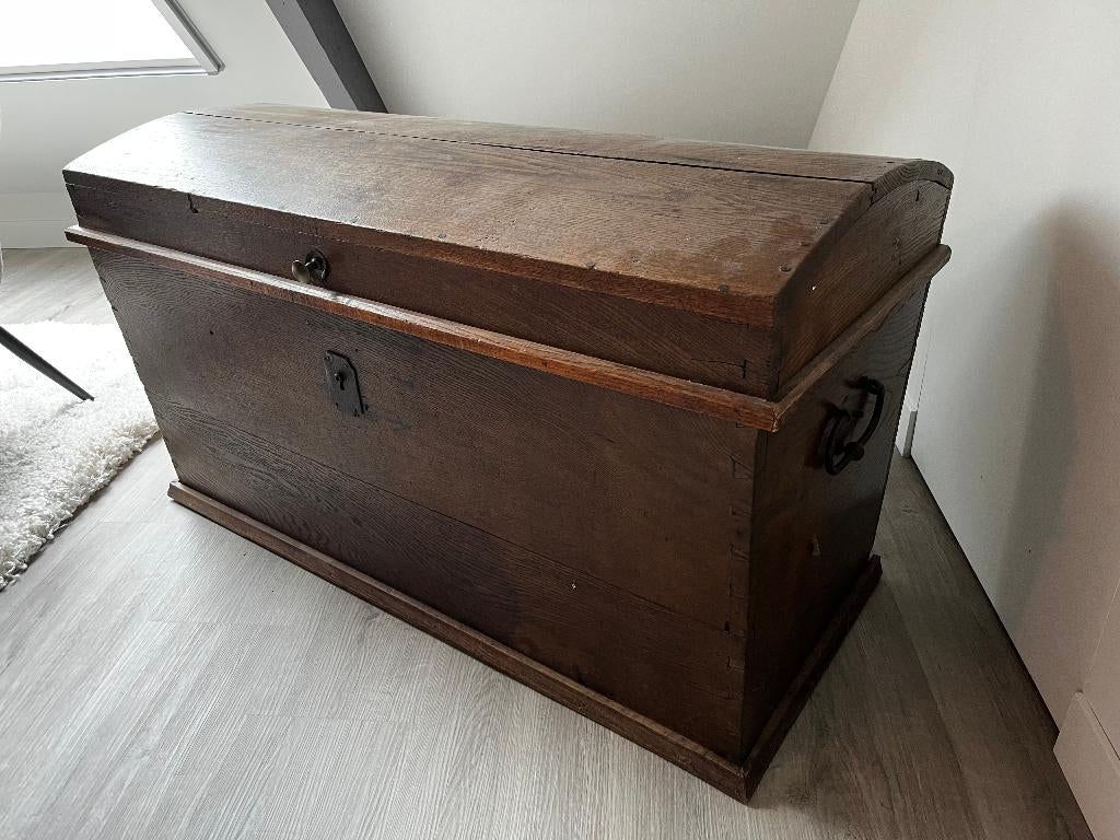 Scheepkist/dekenkist, Ophalen, Gebruikt, 50 tot 100 cm, 50 tot 75 cm