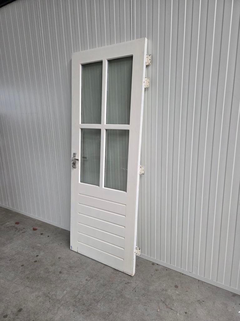 Achterdeur norhtgo katwijk buitendeur tuindeur hardhouten, Ophalen of Verzenden, Glas, Buitendeur, 200 tot 215 cm