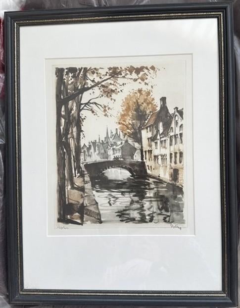 Roger Hebbelinck kleurenets Brugge, Ophalen of Verzenden