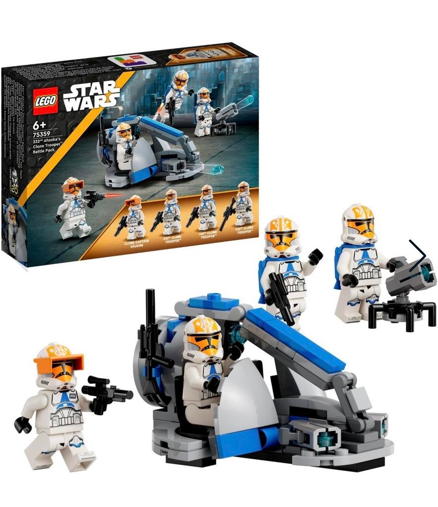 LEGO Star Wars 75359 332nd Ahsoka's Clone Trooper Battle Pac, Inclusief minifiguren, Star Wars, Lego, Nieuw
