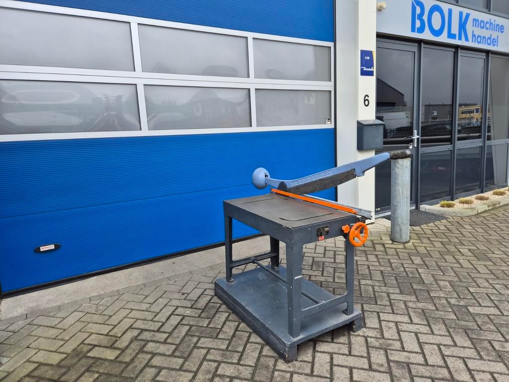 A.B. GOTENEDS MEK. VERSTAD Plaatschaar Handbediend 1,5x700mm, Gebruikt, Info@bolkmachinehandel.nl, Zweden, Ophalen of Verzenden