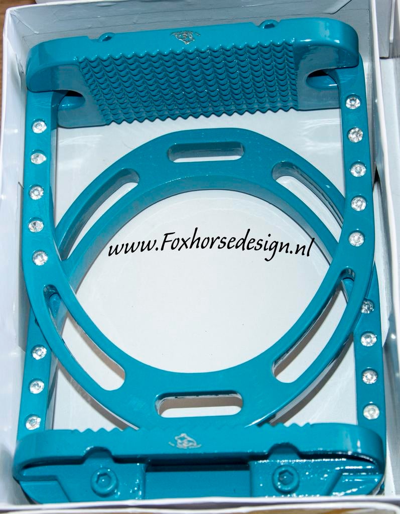 Sale licht gewicht stijgbeugels turquoise, Ophalen of Verzenden, Nieuw, Overige soorten