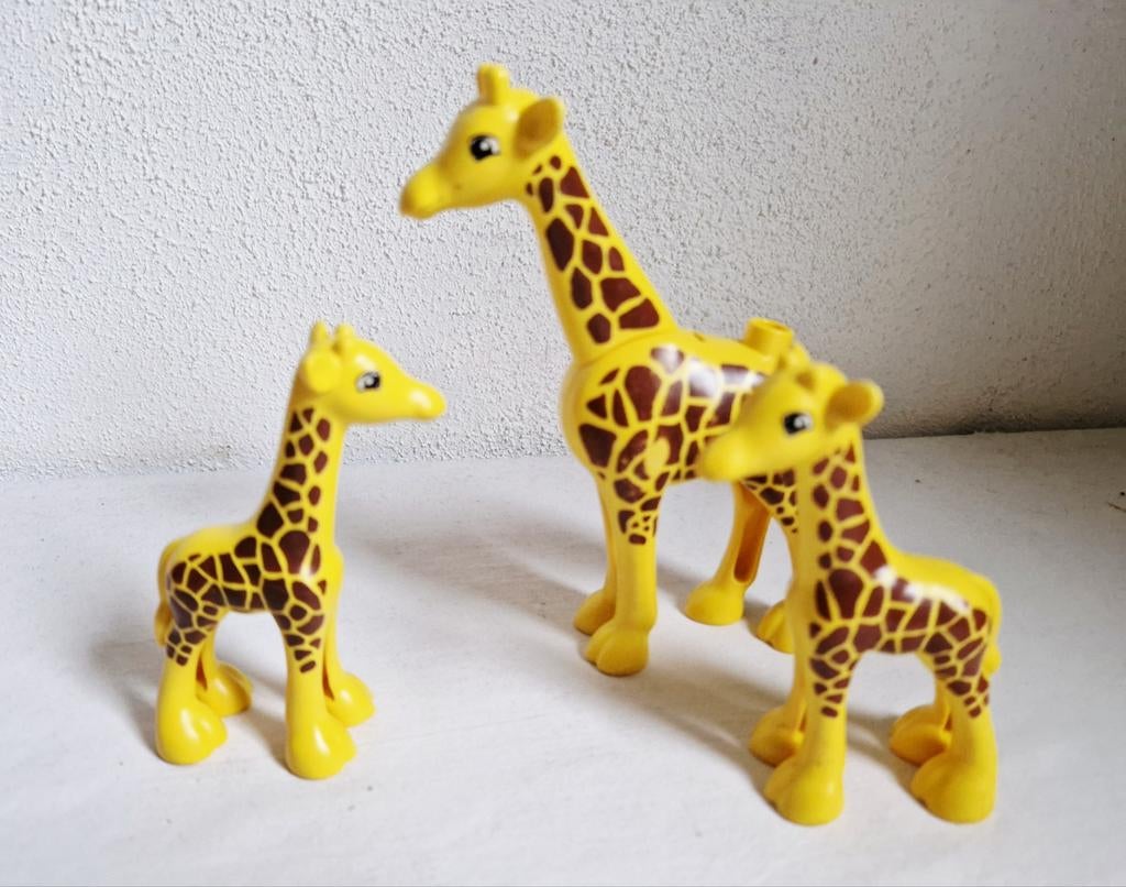 Duplo safari dierentuin dieren giraf, Ophalen of Verzenden, Gebruikt, Duplo