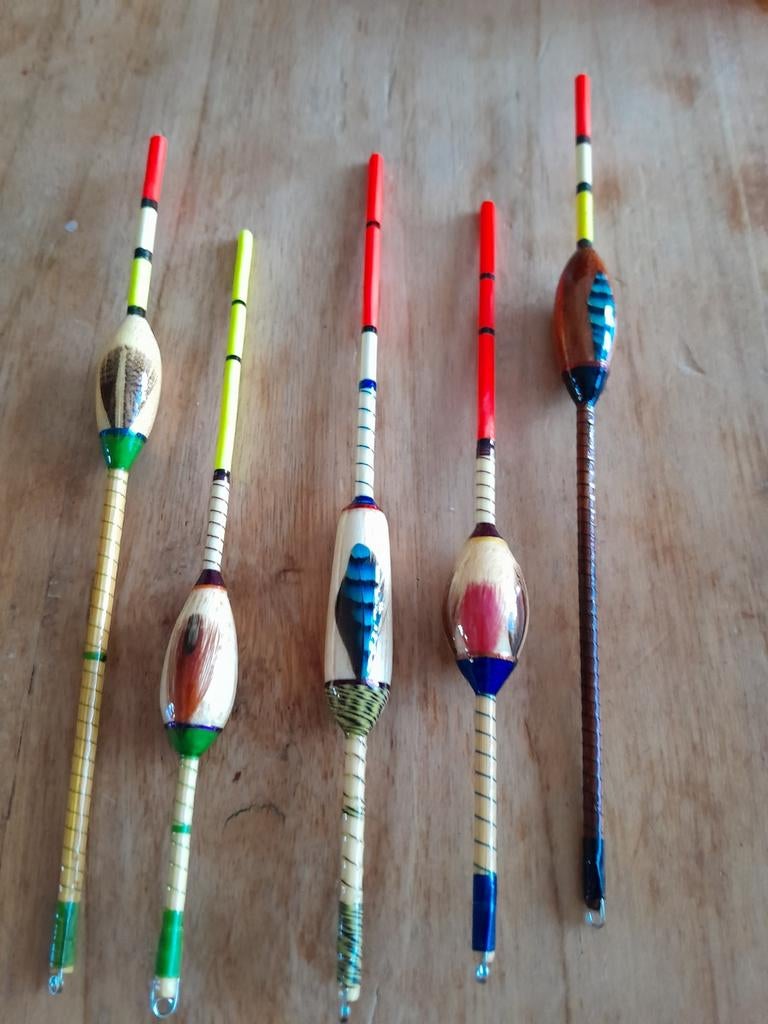 Handgemaakte karper zeelt dobbers met featherinlay, Ophalen of Verzenden, Nieuw, Dobber of Lood