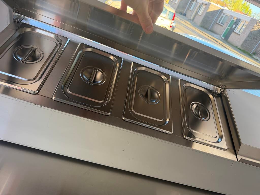 NIEUW! RVS Kruidenrek/Buffetkoeler 8x GN - GGMgastro, Ophalen of Verzenden, Gebruikt, Koelen en Vriezen