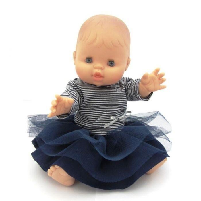 Paola Reina pop Gordi Alicia met Bretons kledingsetje 34cm, Nieuw, Ophalen of Verzenden, Babypop, Info@bezigebijtjezzz.nl