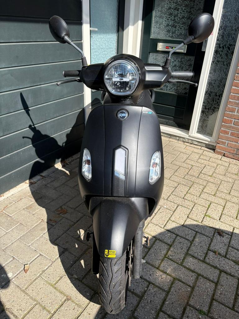 Scooter SYM Fiddle 4 - mat zwart, Ophalen, Zo goed als nieuw, Benzine