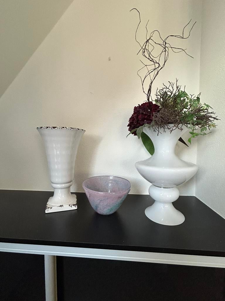 2 (HOGE) VAZEN + FIDRIO VAAS, Ophalen, Overige materialen, Overige kleuren, Zo goed als nieuw