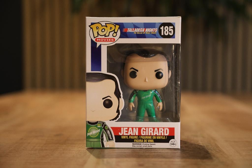 Funko Pop! Movies: Talladega Nights - Jean Girard #185, Ophalen of Verzenden, Nieuw