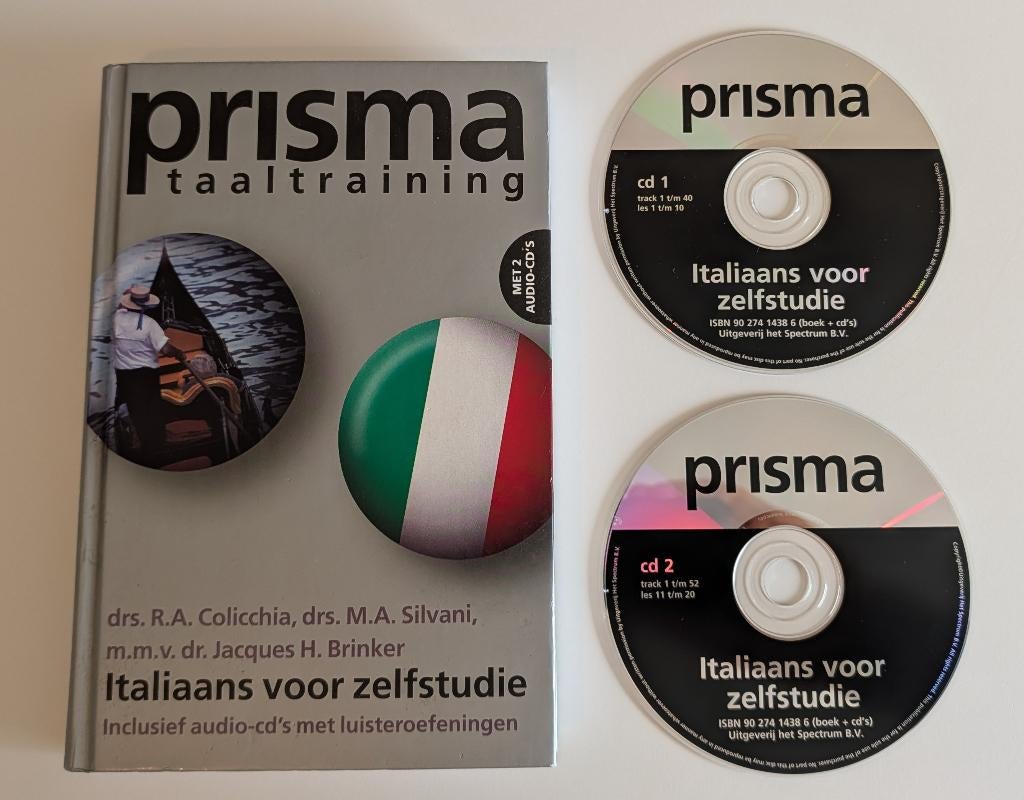 Prisma Taaltraining - Italiaans voor Zelfstudie (2 CD's), Boeken, Prisma, Ophalen of Verzenden, Zo goed als nieuw, Alpha