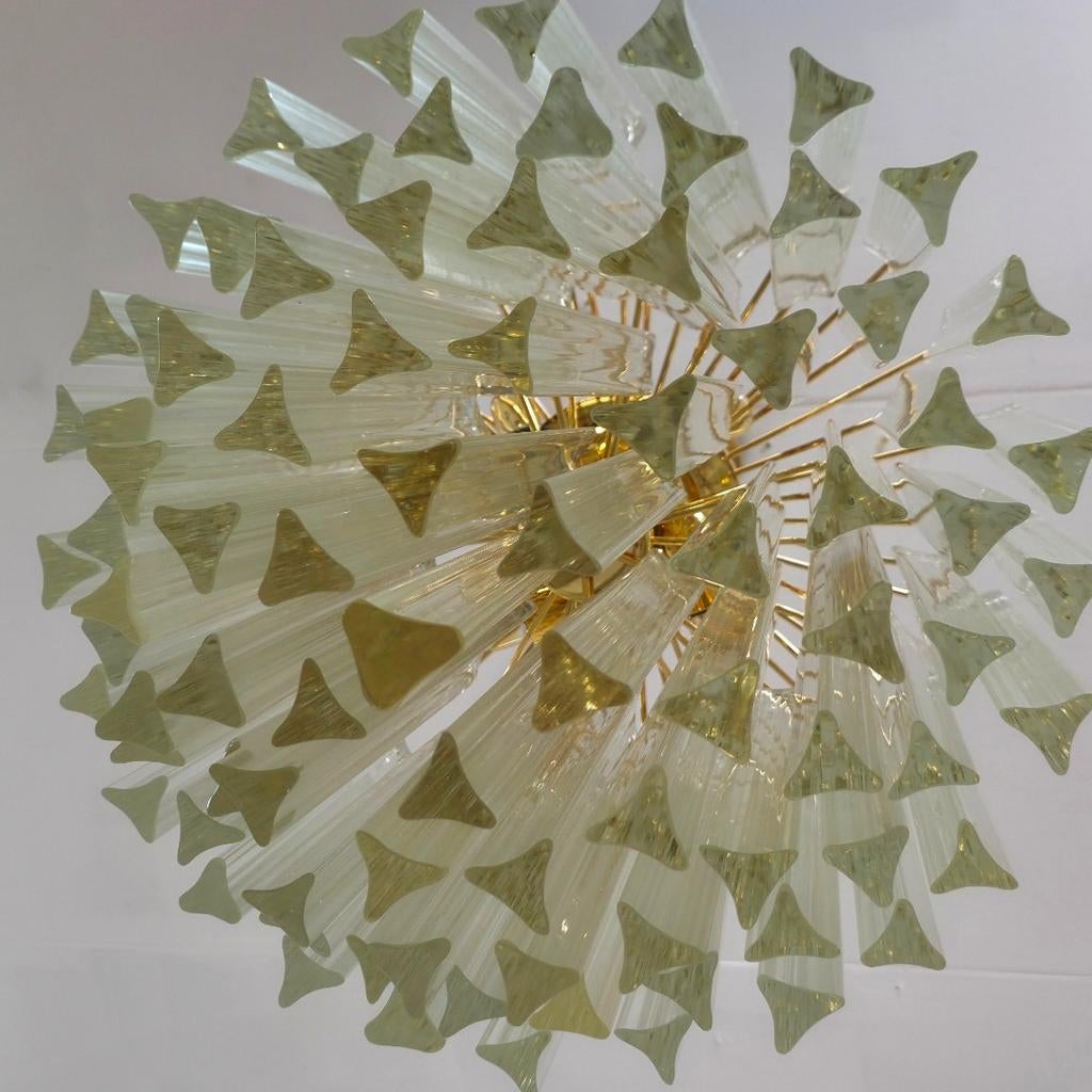 Venini kroonluchter glas murano Italiaans design 70s, Ophalen, Glas