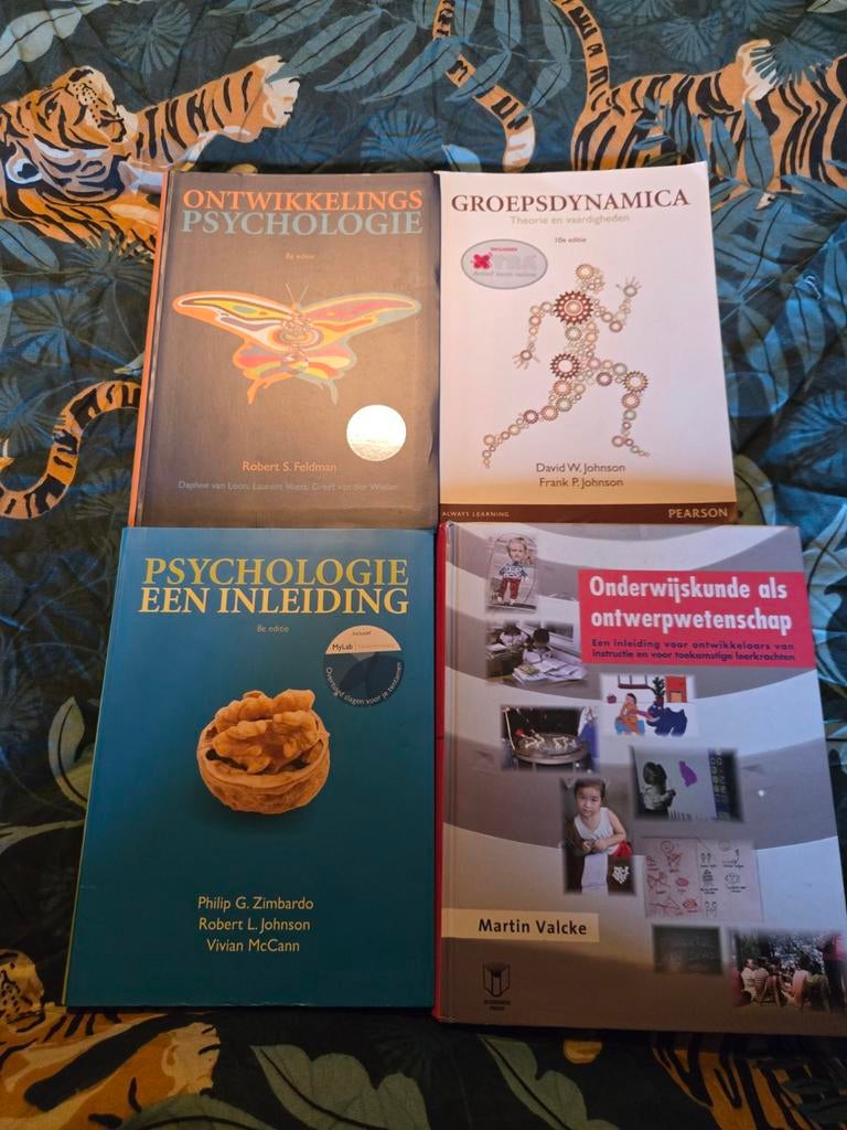 Studieboeken Psychologie en Onderwijskunde - 4 stuks, Gelezen, Diverse auteurs, Gamma, HBO