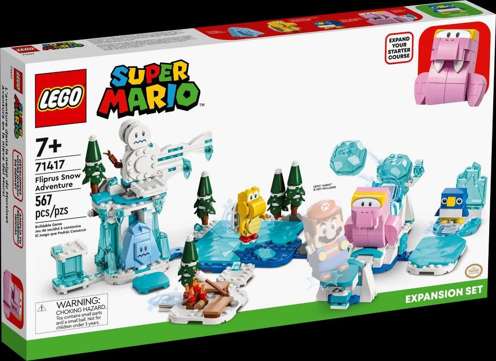 45% Korting op Lego Super Mario 71417 Fliprus sneeuwavontuur, Overige thema's, Lego, Nieuw, Ophalen of Verzenden