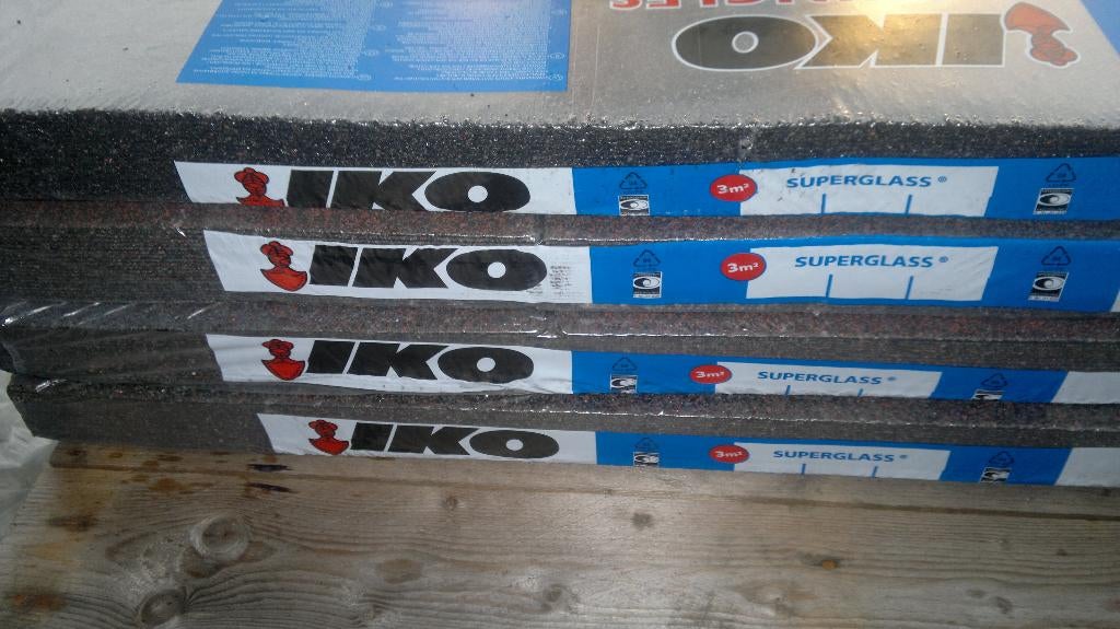 diverse FAILLISSEMENTSPALLETS nwe daksingels iko & onduline, Overige materialen, Overige kleuren, Nieuw, 15 m² of meer