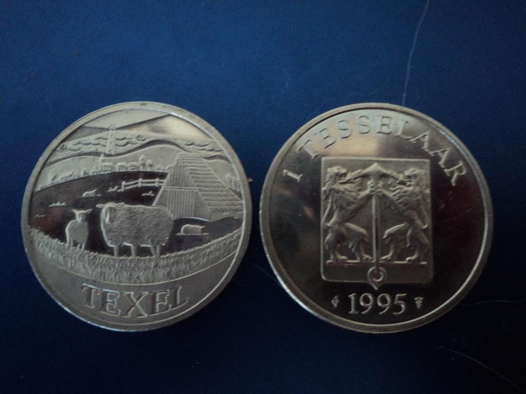 speciale munt van texel, Ophalen of Verzenden, Overige landen, Overige waardes, Losse munt