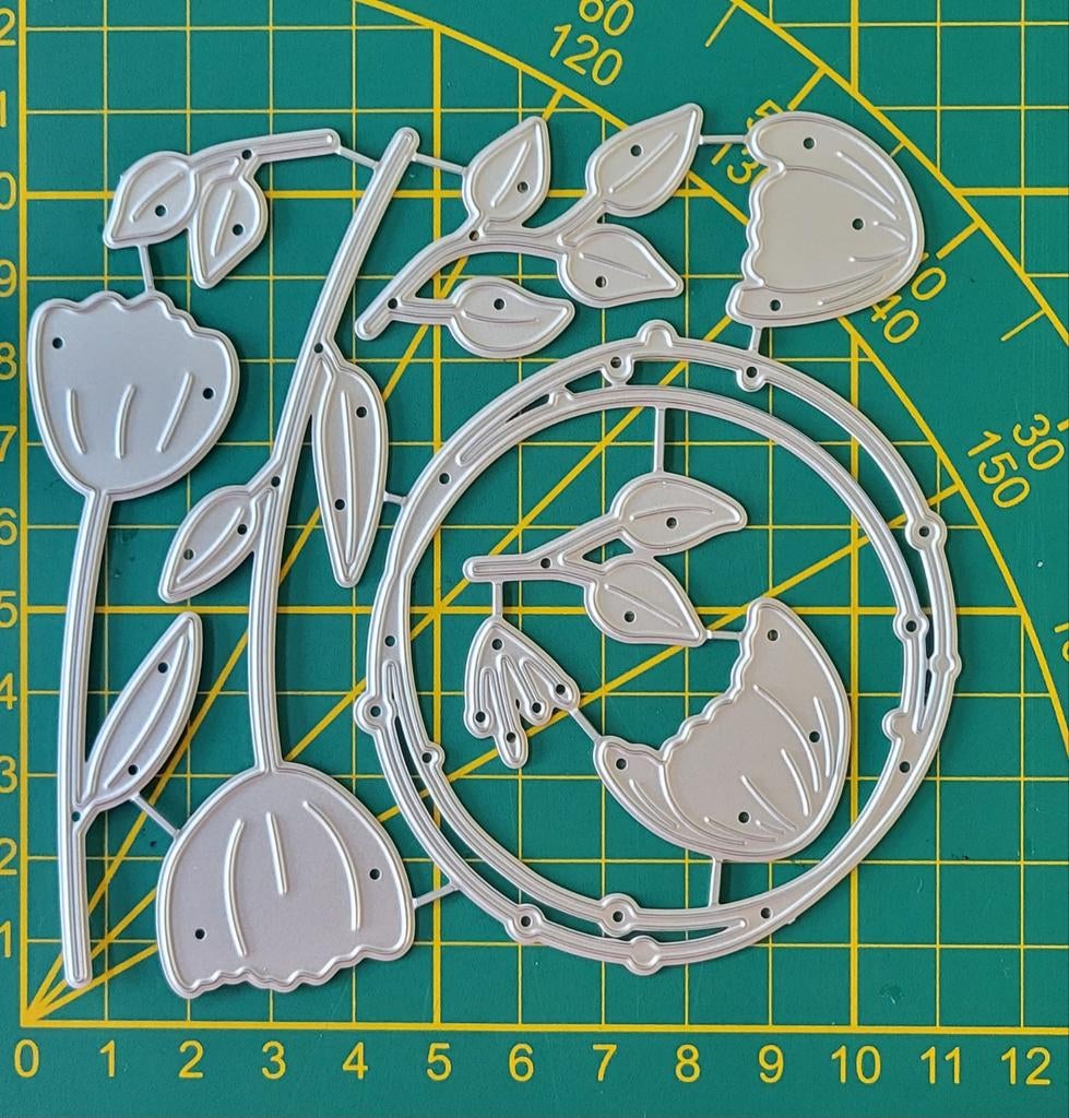 Snijmal tulp / rondje/ blad, Ophalen of Verzenden, Nieuw, Overige thema's, Pons of Mal