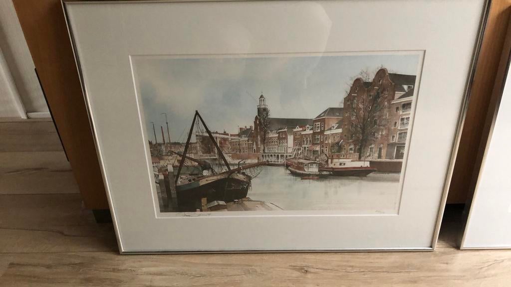 2 Originele Litho’s van Rotterdam, Ophalen
