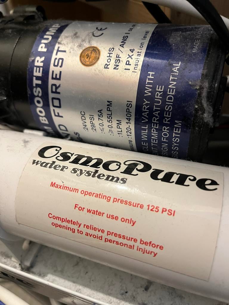 OsmoPure 3-Traps Osmose Systeem zeeaquarium, Ophalen of Verzenden, Gebruikt