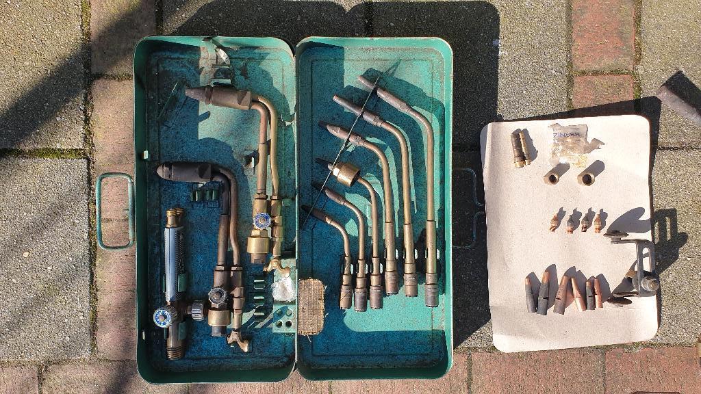 Zinser autogeen lasset - zeer compleet, Doe-het-zelf en Verbouw, Gereedschap | Lasapparaten, Ophalen of Verzenden, Zo goed als nieuw