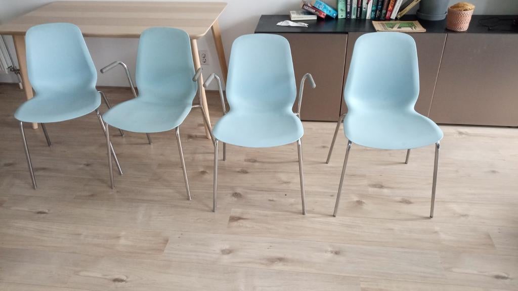 IKEA LEIFARNE stoelen met DIETMAR onderstel, Ophalen