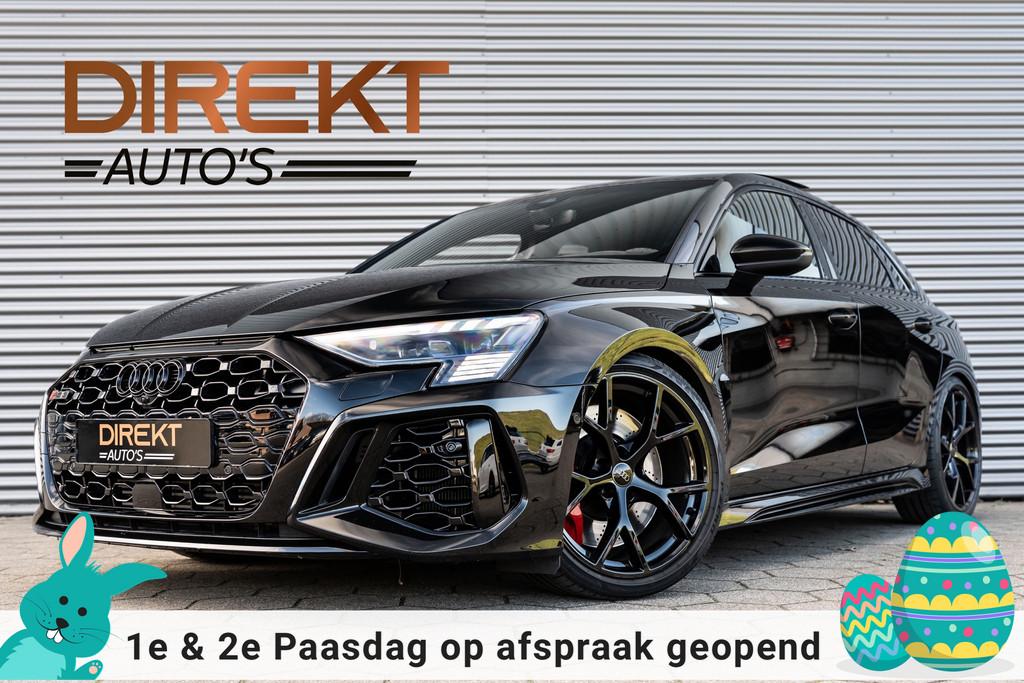 Audi RS3 2.5 TFSI RS 3 QUATTRO PANO KEYLESS CAMERA RS ZETELS, Automaat, Gebruikt, Zwart, Zwart