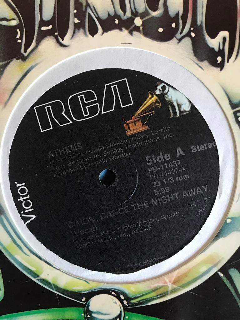 Vinyl Maxi Single Athens, Cd's en Dvd's, Vinyl Singles, Maxi-single, Ophalen of Verzenden, Zo goed als nieuw, Pop