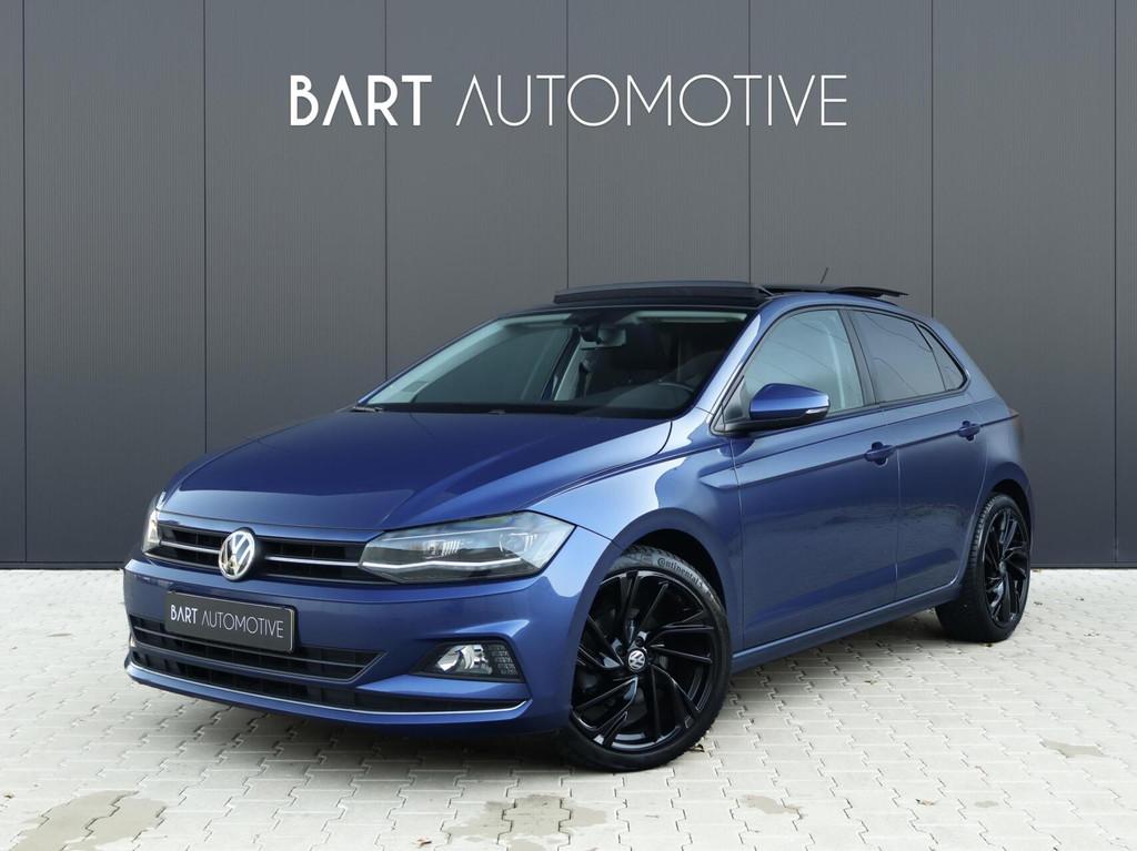 Volkswagen Polo 1.0 TSI Highline 116PK|ACC|Camera|Panodak, Voorwielaandrijving, Stof, Gebruikt, Blauw