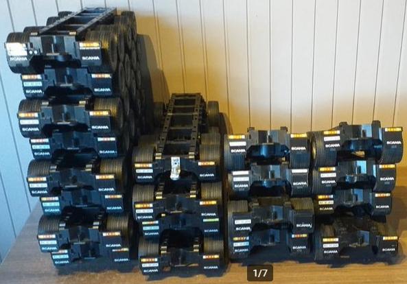 Bruder Scania chassis 2, 3 & 4-asser Crawler Tamiya Wedico, Ophalen of Verzenden, Zo goed als nieuw