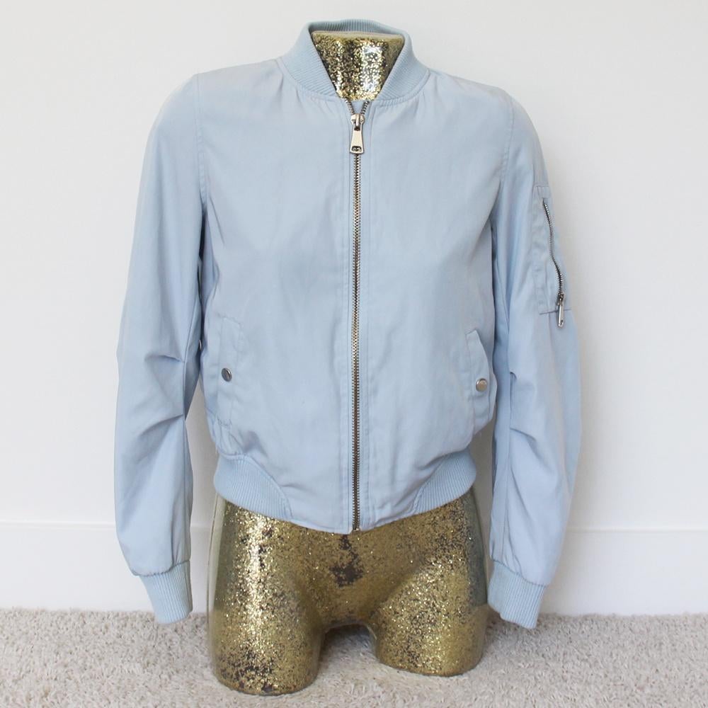 Mooie Crazy Lover Jas (Maat 38) € 20,-, Kleding | Dames, Maat 38/40 (M), Crazy Lover, Blauw, Ophalen of Verzenden