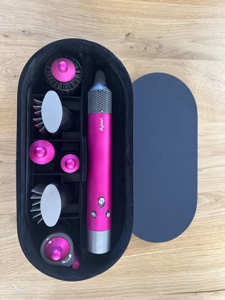 Dyson Airwrap compleet met opzetstukken en doos, Ophalen, Gebruikt, Krultang of Stijltang