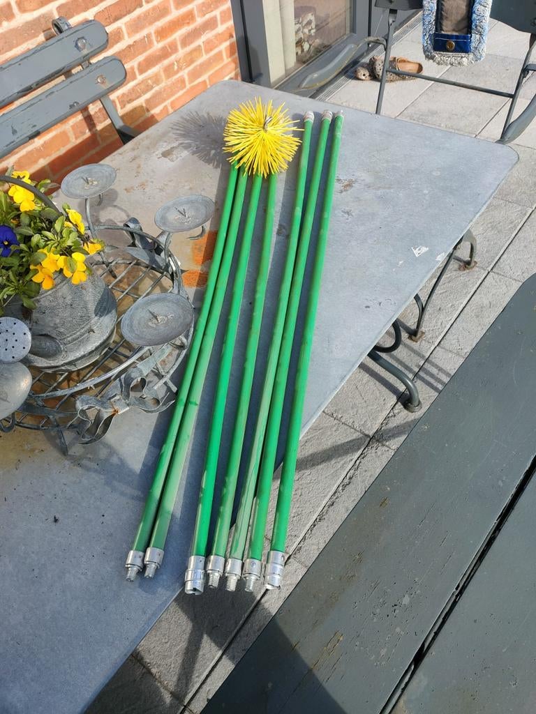 Schoorsteenveger, Ophalen, Gebruikt, Hout, Houtkachel